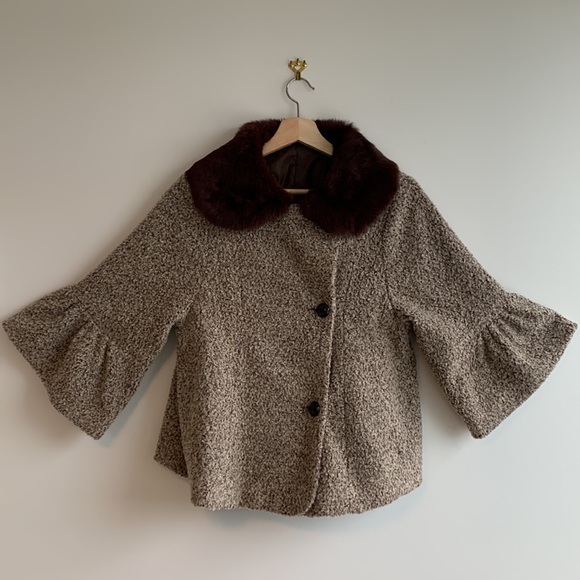 VINTAGE | 60’s Style Bell Sleeve Coat - Picture 2 of 7